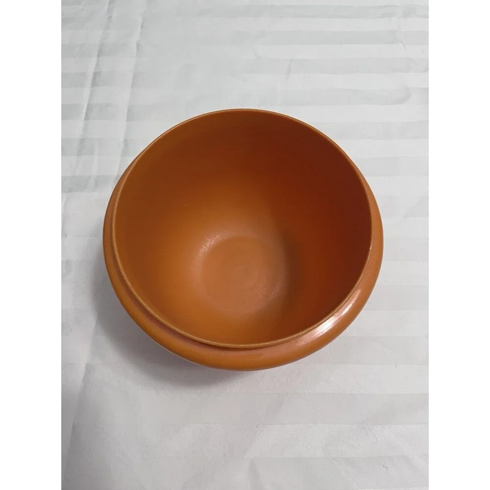 Tupperware Harvest Bowls Set 271-9 8 Cup With Lid & 270 Orange No Lid VTG